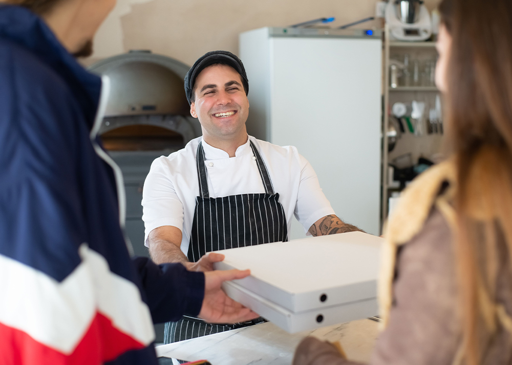 Delivery dispatch and order queue