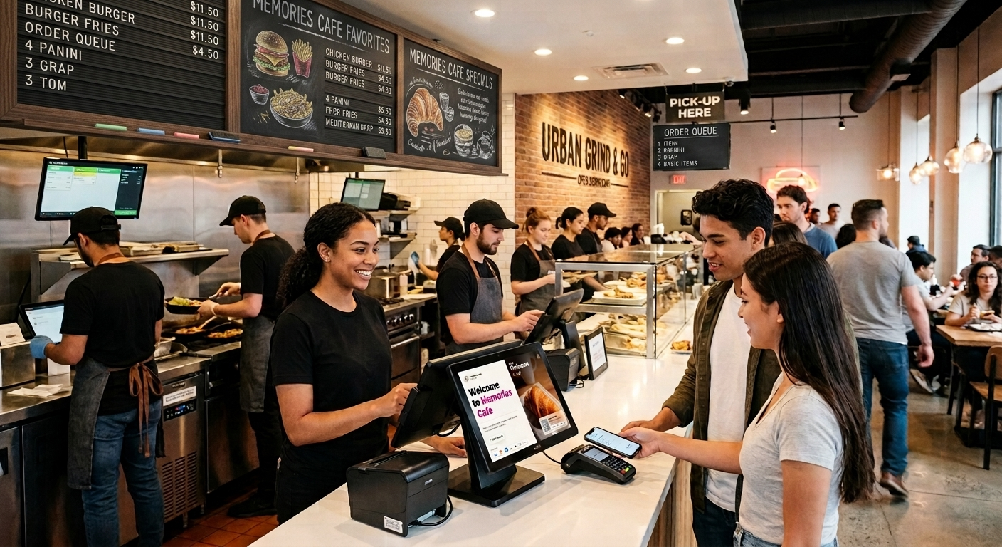 Fast-casual counter service